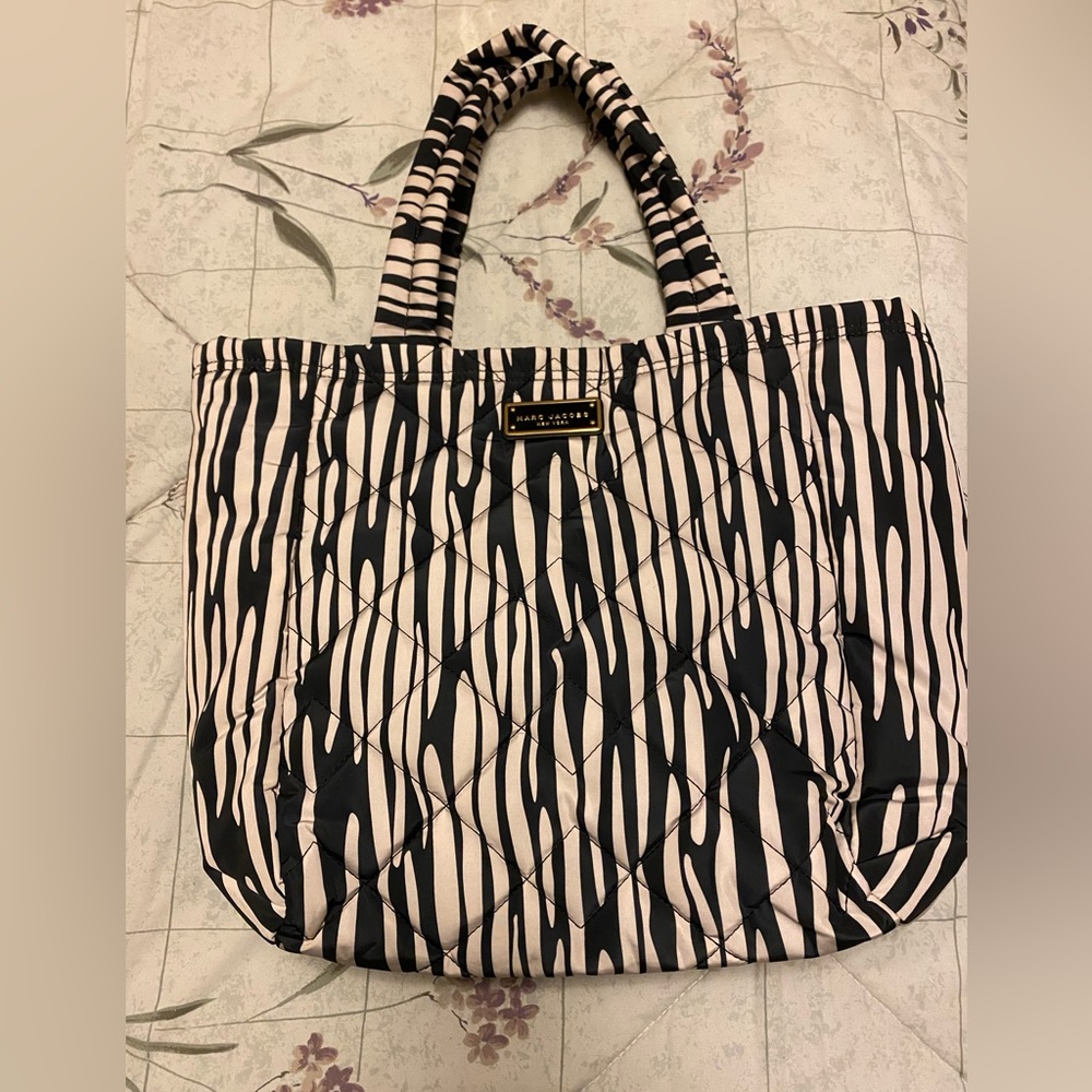 Marc jacobs quilted nylon tote bag